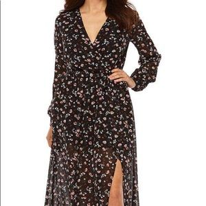 Premier Amour, Long Sleeve Floral Maxi Dress